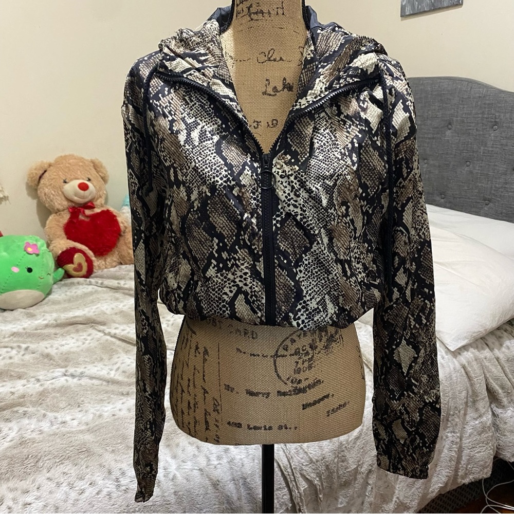 Snakeskin raincoat